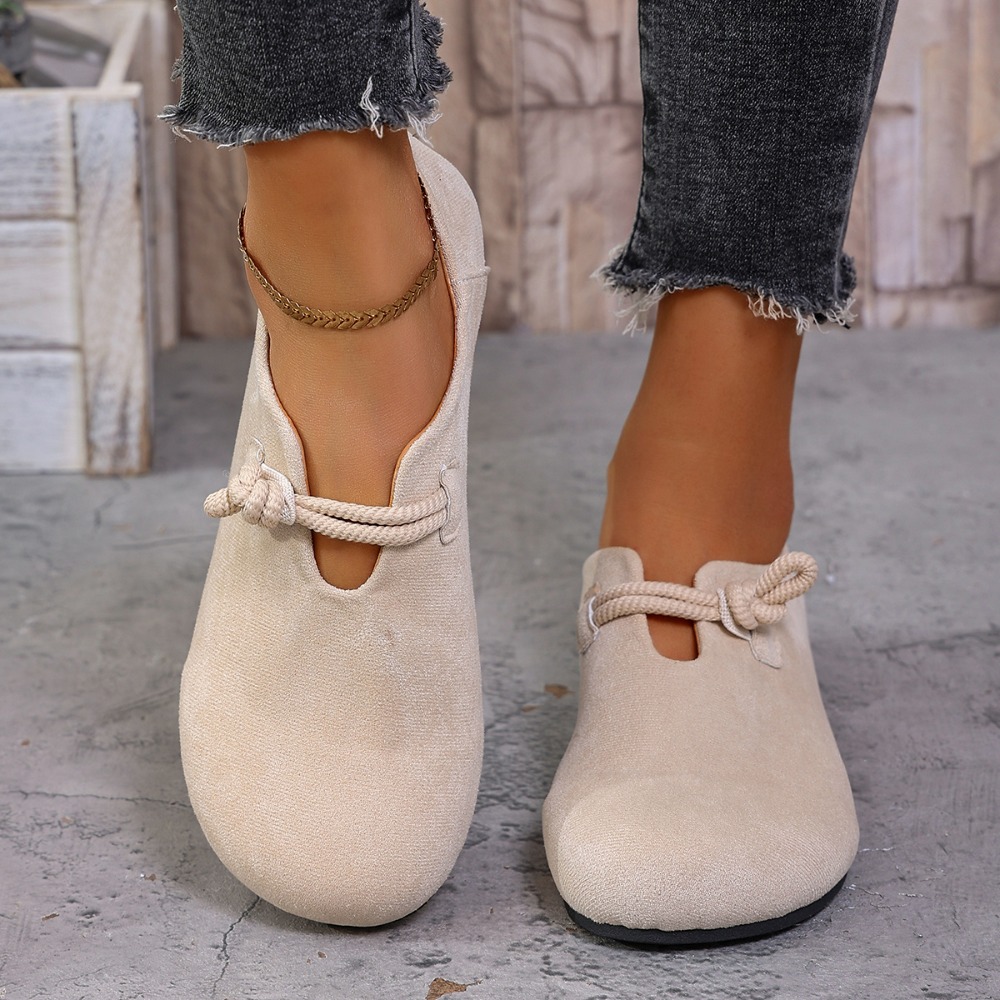 Heels - Sepatu Loafer Wanita, Model Ujung Bulat,