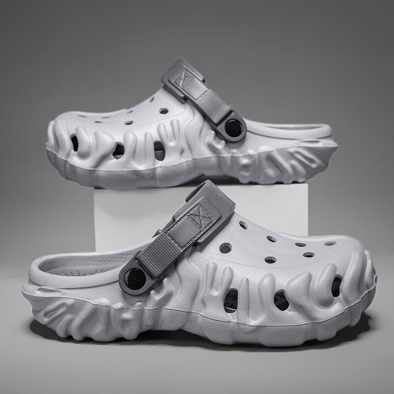 Breathable Mesh Athletic Shoes - Sandal Pria Musim Panas Kasual Bernapas