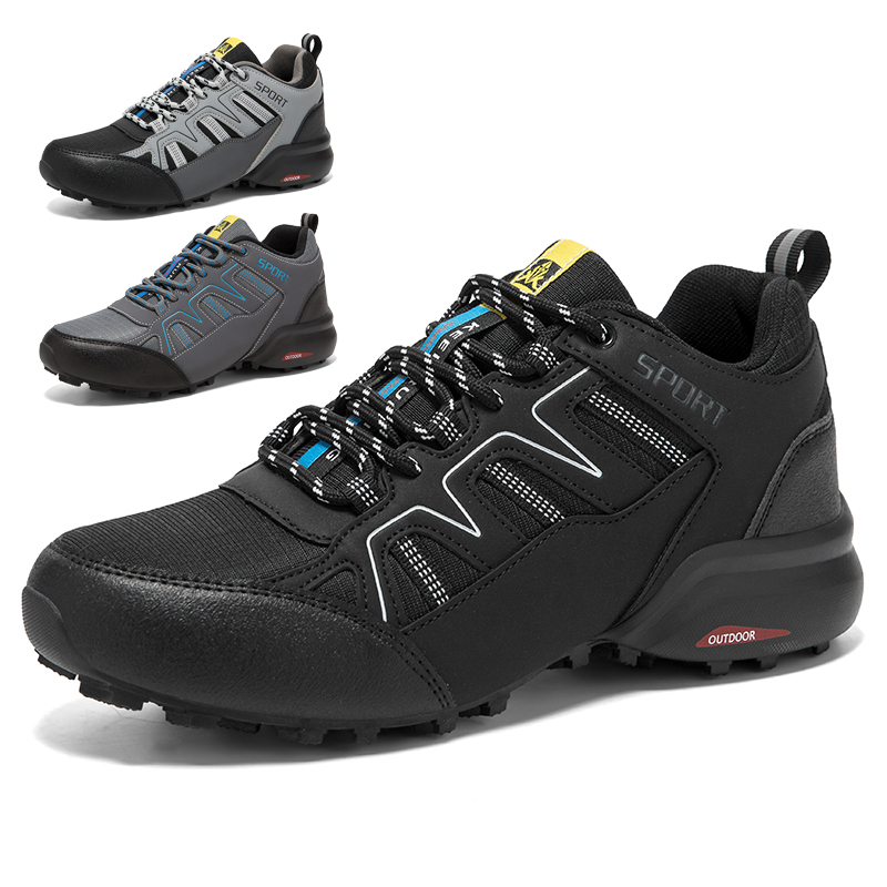 Anti Slip Trail Running Sneakers - Sepatu Hiking Tahan Air Pria, Sepatu