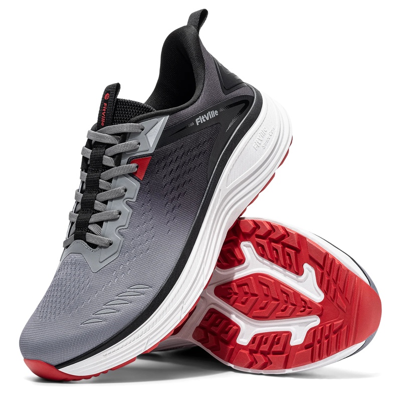 Sepatu Olahraga Pria Fitville, - Wide Toe Box Running Sneakers ulasan dan harga