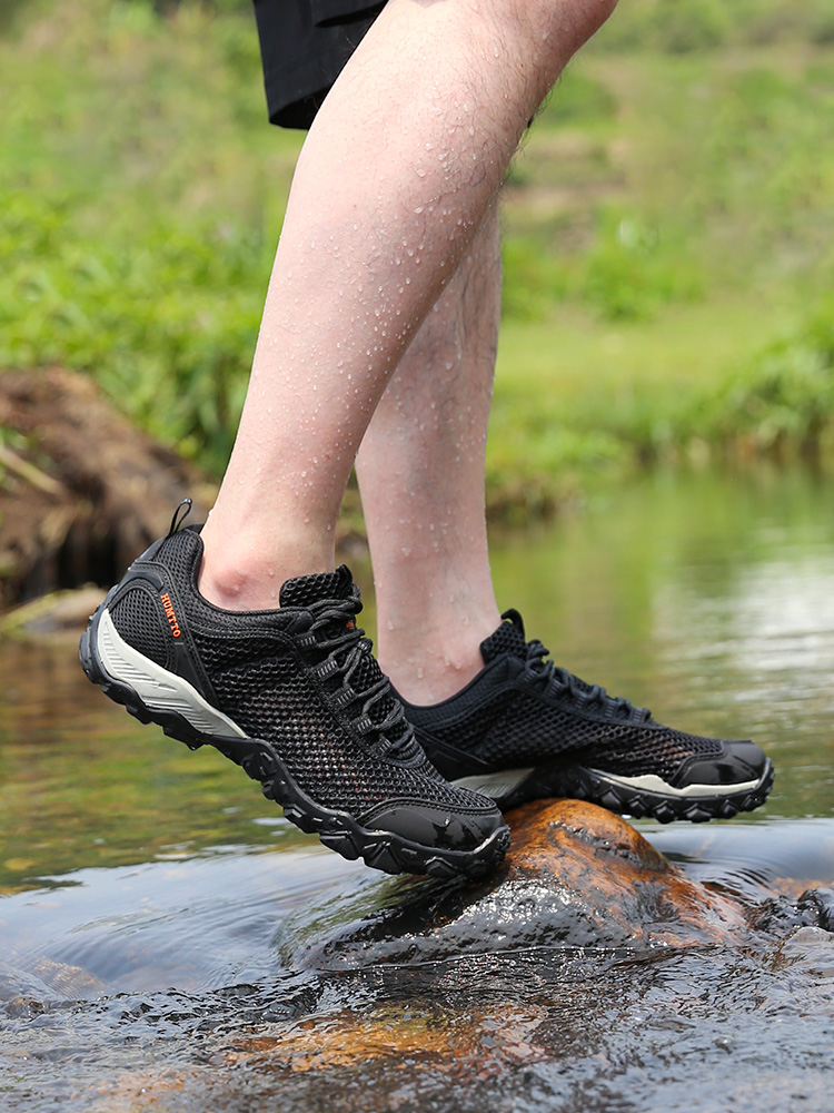 Humtto Sepatu Jalan Luar Ruang - Reflective Night Running Shoes ulasan dan harga