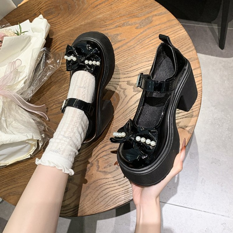 Sepatu Lolita 2026 Hitam Hak S - Heels ulasan dan harga