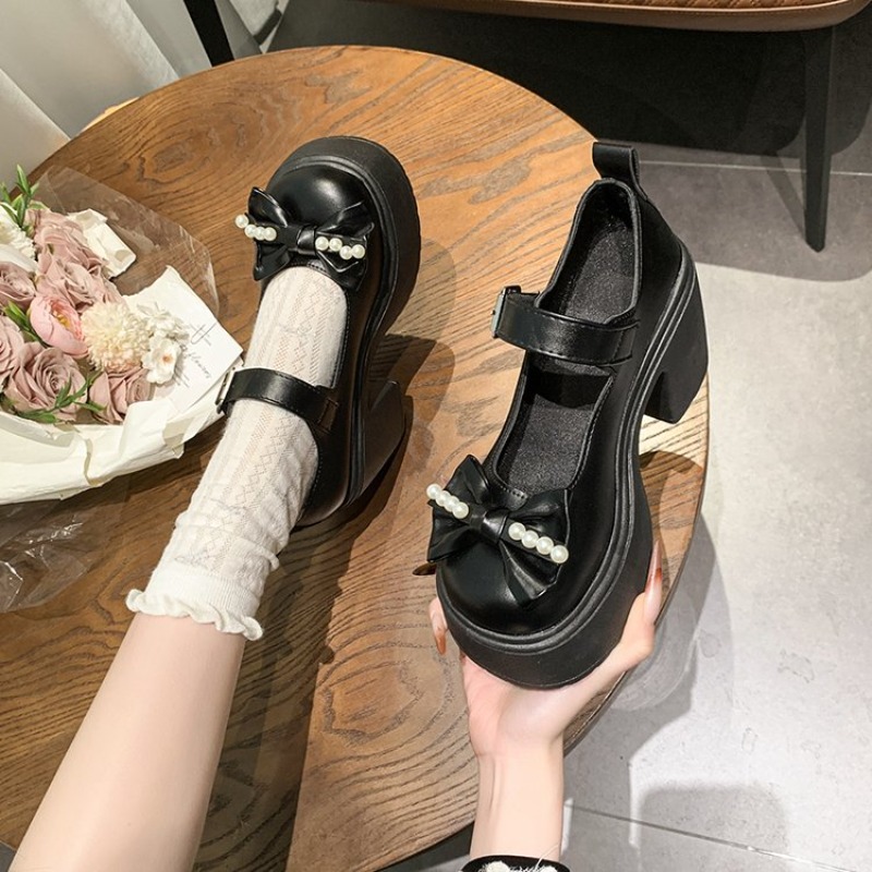 Sepatu Lolita 2026 Hitam Hak S - Heels ulasan dan harga