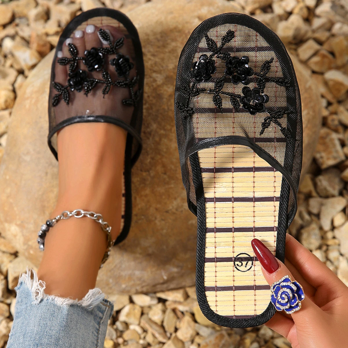 Sandal Selop Wanita Berbahan J - Sandals ulasan dan harga