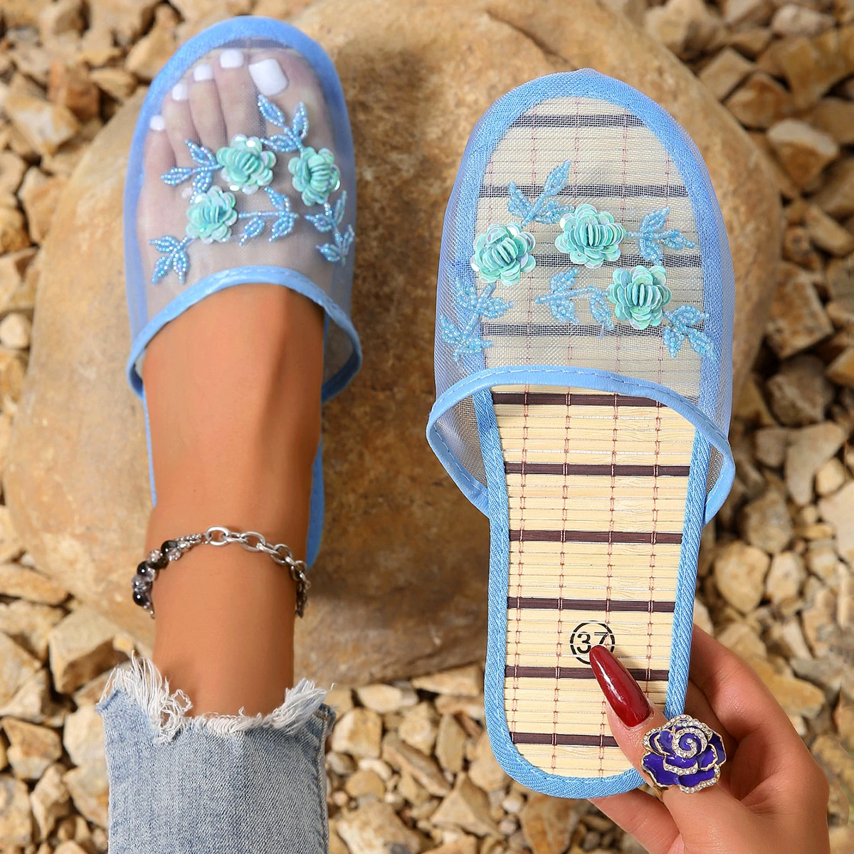 Sandal Selop Wanita Berbahan J - Sandals ulasan dan harga