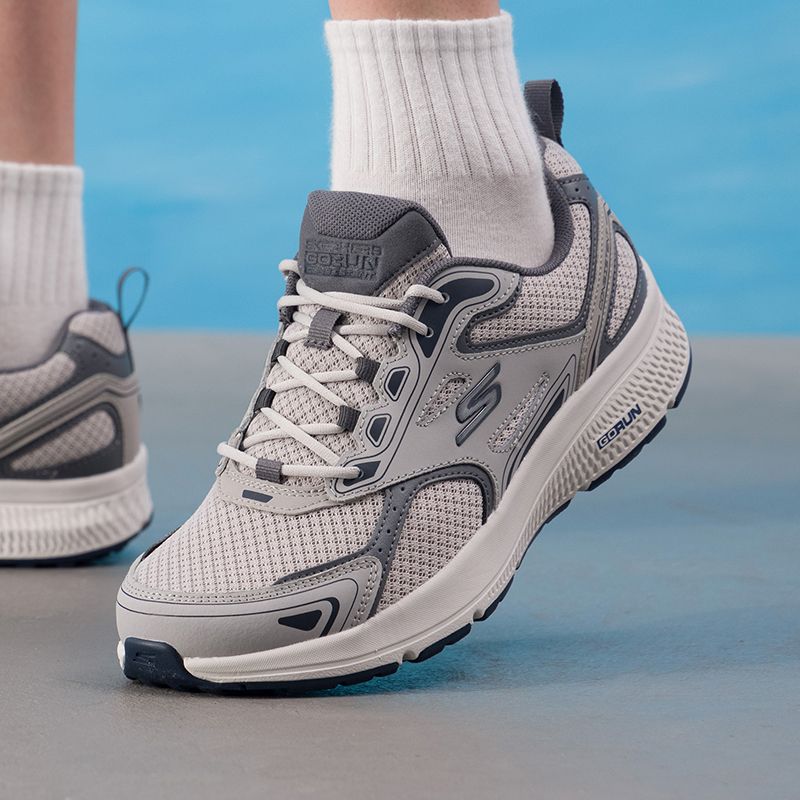 Sepatu Pria Skechers Asli, Mod - Lightweight Road Running Shoes ulasan dan harga