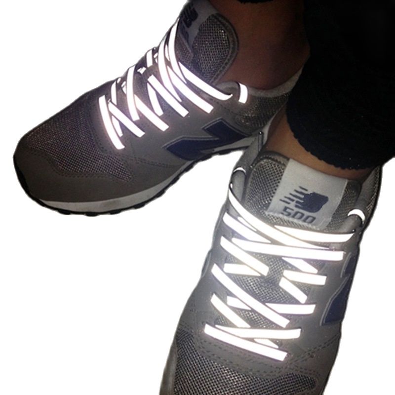 Tali Sepatu Reflektif Dua Sisi - Reflective Night Running Shoes ulasan dan harga