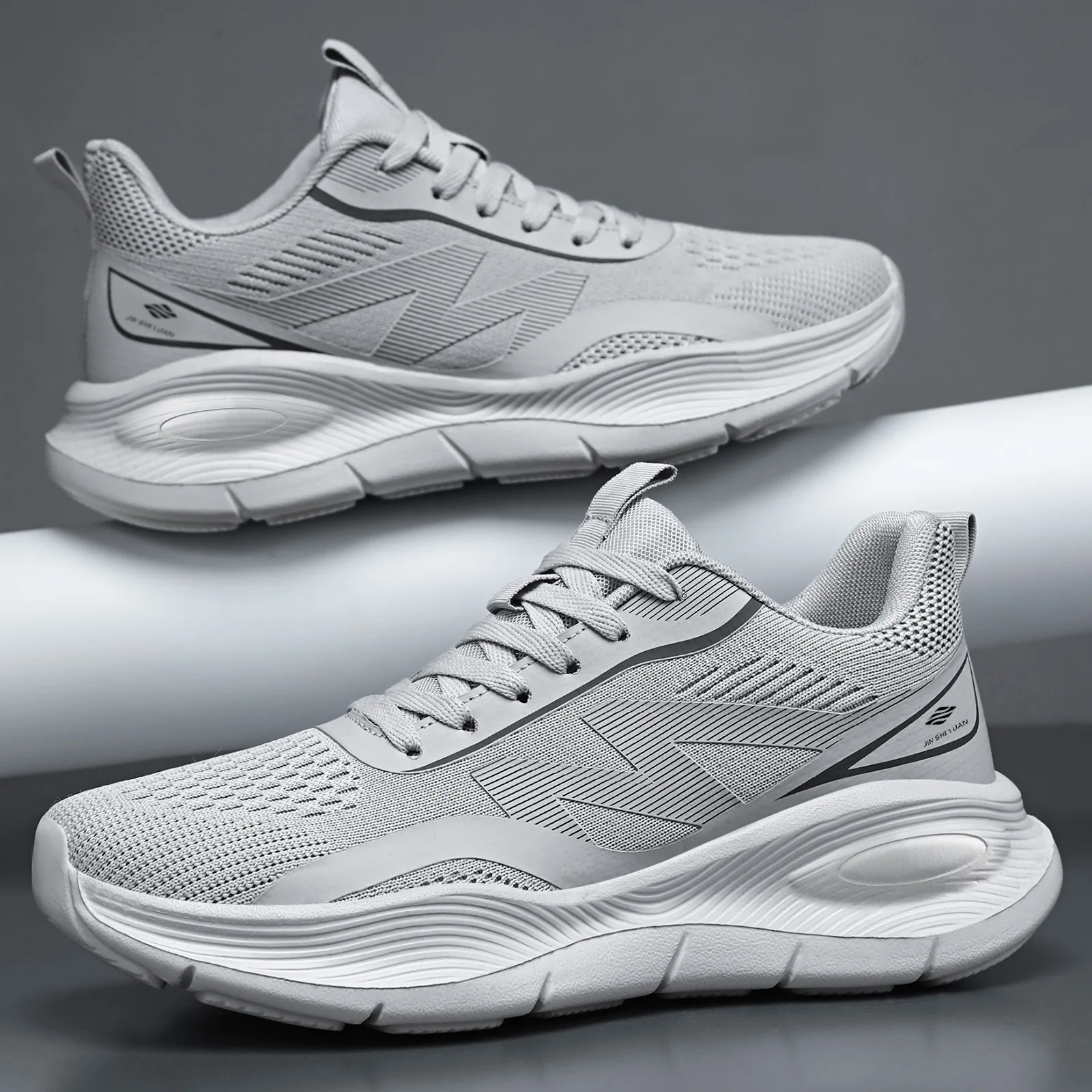 Sepatu Lari Pria dengan Bahan  - Shock Absorbing Gym Trainers ulasan dan harga